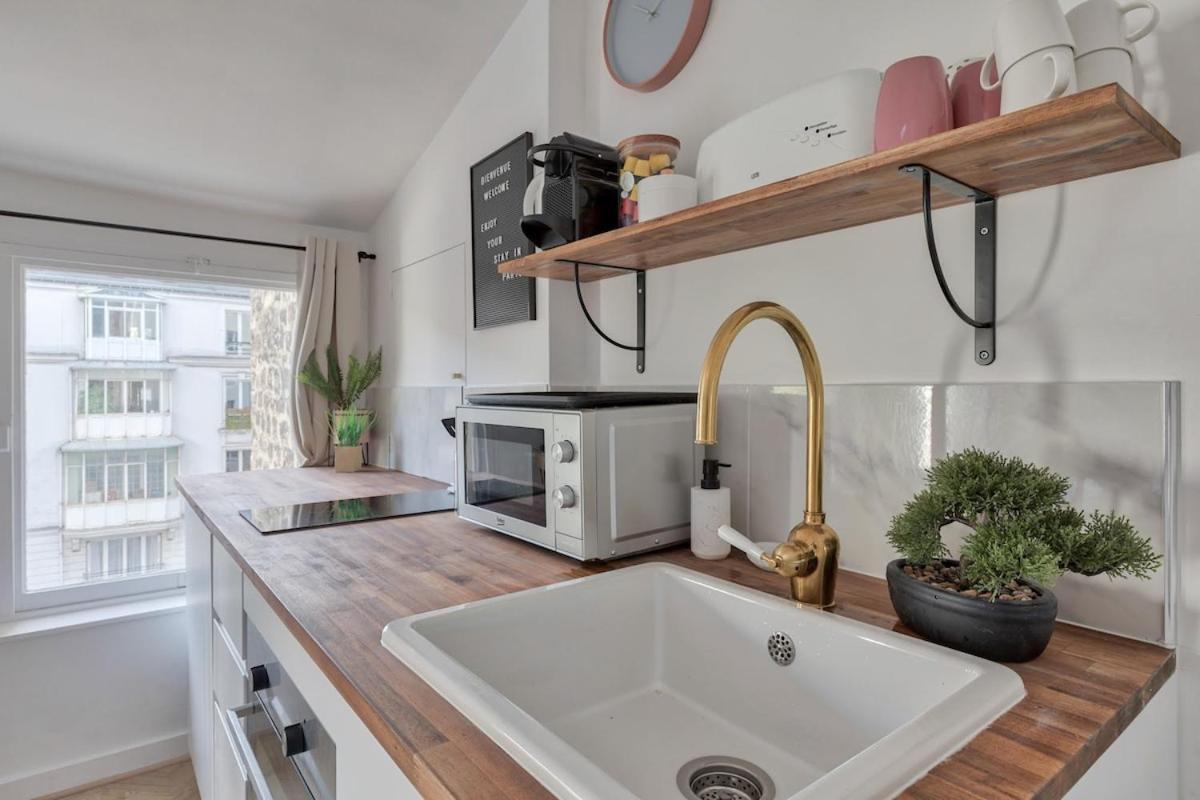 Appartement Cosy Proche Arc Triomphe - 2P Parijs Buitenkant foto
